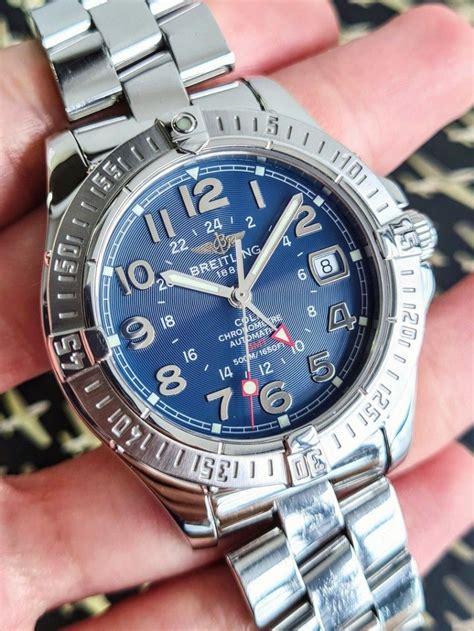 breitling colt gmt blue|breitling colt gmt review.